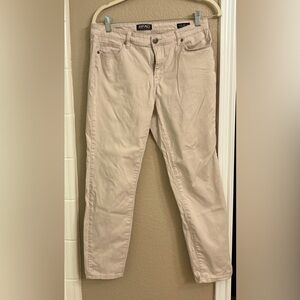 Cute stretch cream jeans